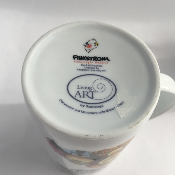 Mug Finkstrom Living Art By Stoneage Marriage Saying Funny - Picture 5 of 5